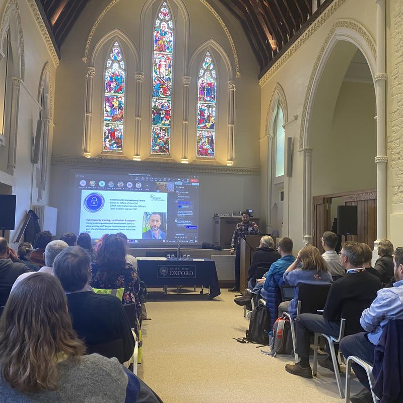 The CSIG event at St Luke's Chapel.